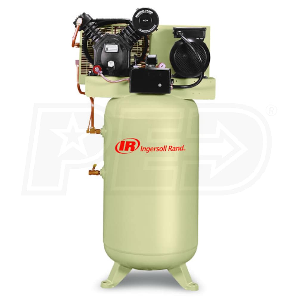 Ingersoll Rand Type 30 7.5-HP 80-Gallon Two-Stage Air Compressor (230V  1-Phase) Fully Packaged