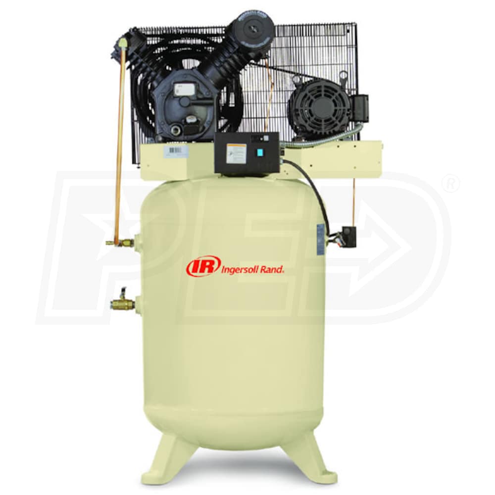 Ingersoll Rand 2545K10V-230 10-HP 120-Gallon Vertical Two-Stage