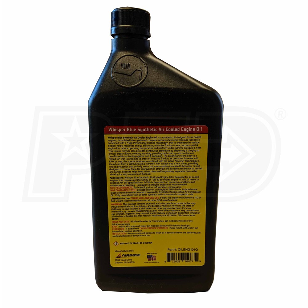 Airbase Industries OILENG101Q EMAX Airbase Smart Oil 1-Quart Air Cooled ...