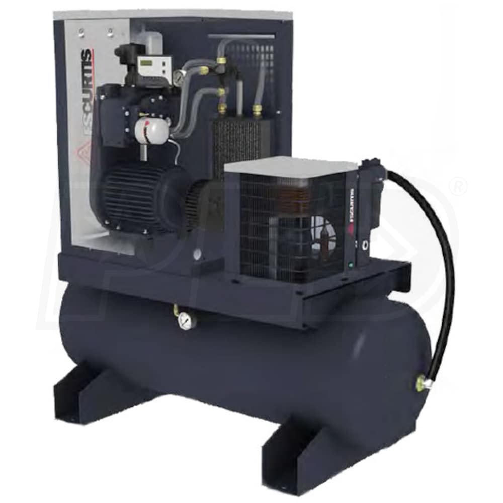 FS-Curtis SEG0546012R 5-HP 80-Gallon Rotary Screw Air Compressor Ultra ...