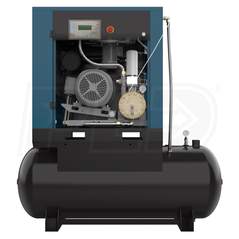 Kaishan KRST-030A2F2S8U 30-HP 120-Gallon Rotary Screw Air Compressor ...