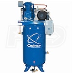 Quincy QP MAX  7.5-HP 80-Gallon Pressure Lubricated Two-Stage Air Compressor (230V 1-Phase)