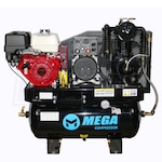 MEGA 13-HP 30-Gallon Two-Stage Truck Mount 3-In-1 Air Compressor /Generator/ Welder w/ Electric Start GX390 Honda Engine