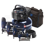 Campbell Hausfeld 6-Gallon Pancake Air Compressor w/ 4-Nailer Kit