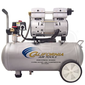 View California Air Tools MP Ultra Quiet & Oil-Free 1-HP 6-Gallon Steel Tank Air Compressor (110V 1-Phase)