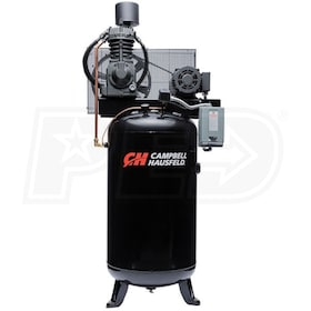 View Campbell Hausfeld 7.5-HP 80-Gallon Two Stage Air Compressor (230V 1-Phase) w/ Starter