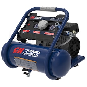 View Campbell Hausfeld Quiet 2-HP 2-Gallon Oil-Free Hot Dog Air Compressor