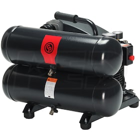 View Chicago Pneumatic 2-HP 4-Gallon Twin Stack Air Compressor