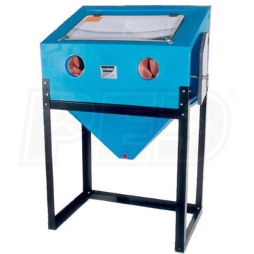 pk36 cyclone blast side cabinet knock cab down sand blasting manufacturing opening standing aircompressorsdirect