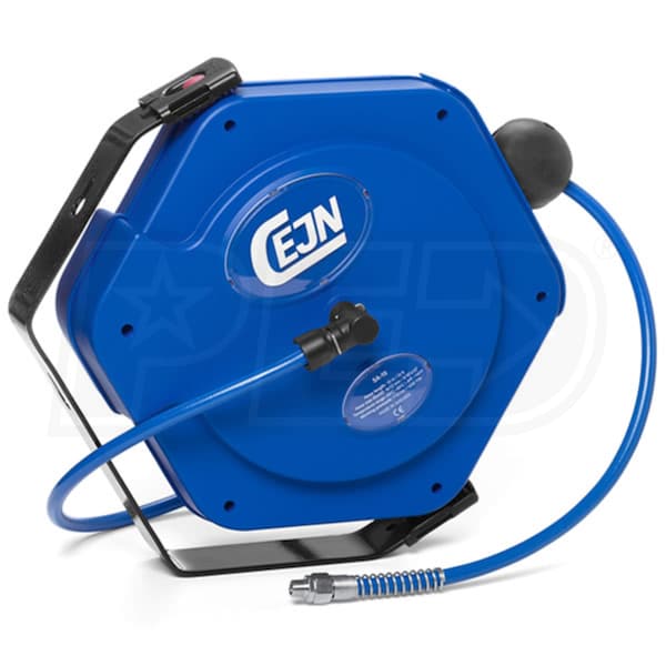 CEJN 19-911-5011 Industrial Air Hose Reel with Polyurethane Reinforced PUR Hose  1/4 -Inchx 30