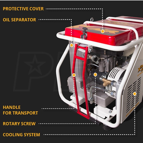 Con X Equipment SC40ES X Air by 13HP Portable Rotary Screw Air
