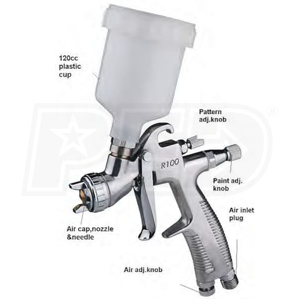 SPRAYIT SP-33500 LVLP Sprayer Mini Gravity Feed Spray Gun – Voomi Supply