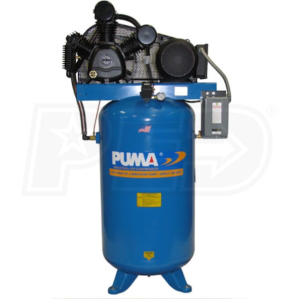 Puma 7.5-HP 80-Gallon Belt Drive Two-Stage Air Compressor 1-Phase